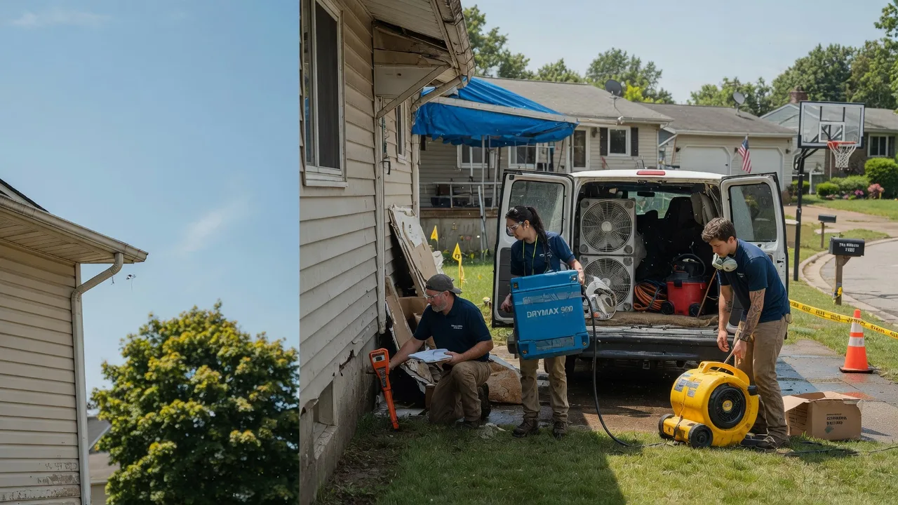 Ceiling Leak Cleanup in Coal City, IL near me