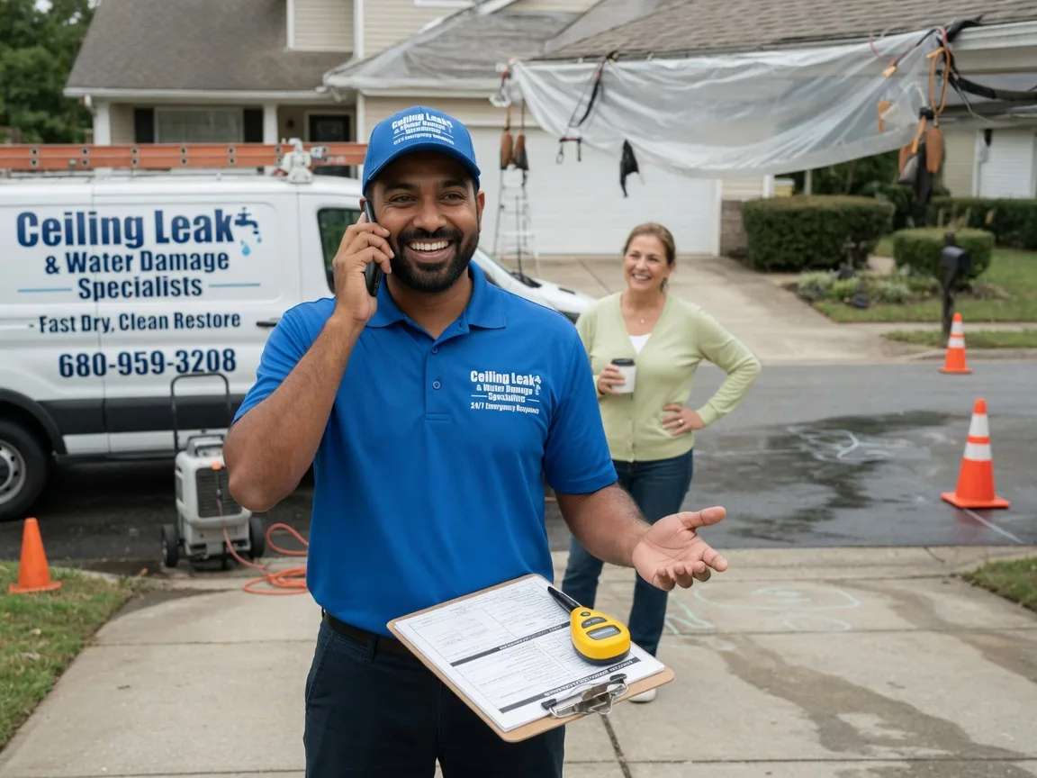 Ceiling Leak Cleanup Coal City, IL FAQs